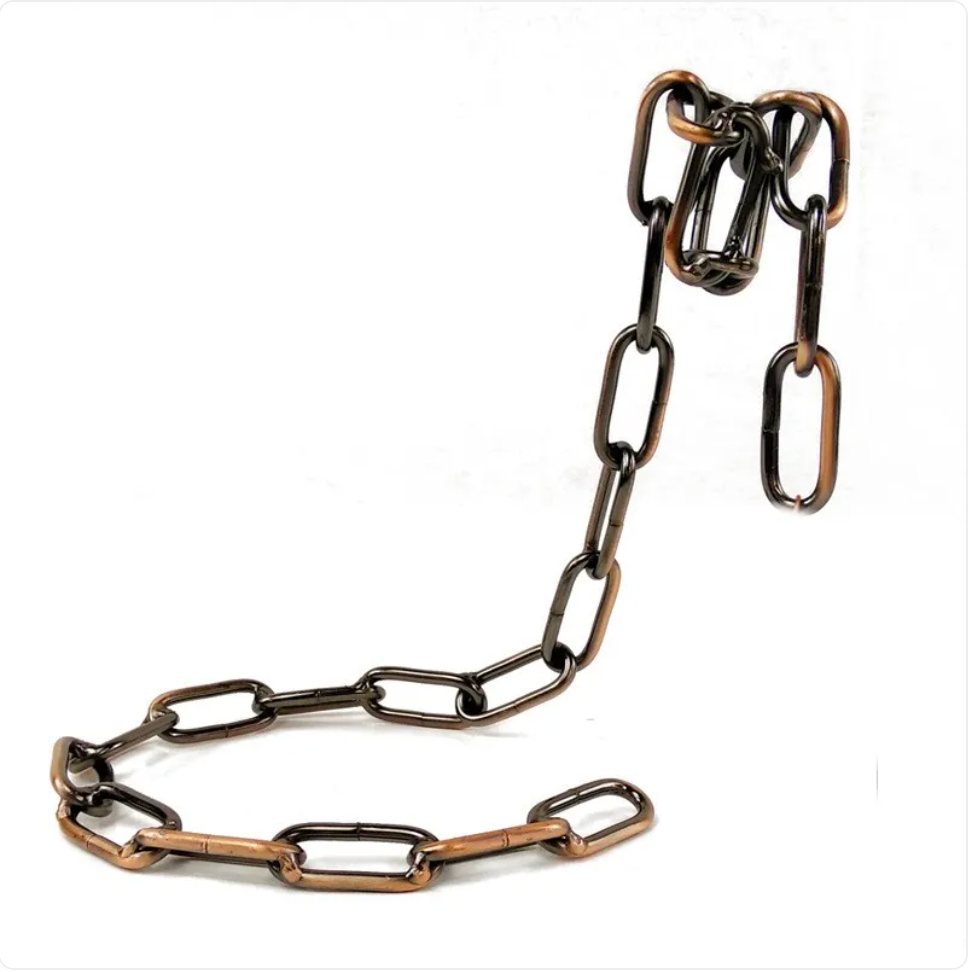 Suspension Chain Wine Rack – Metal Bottle Holder