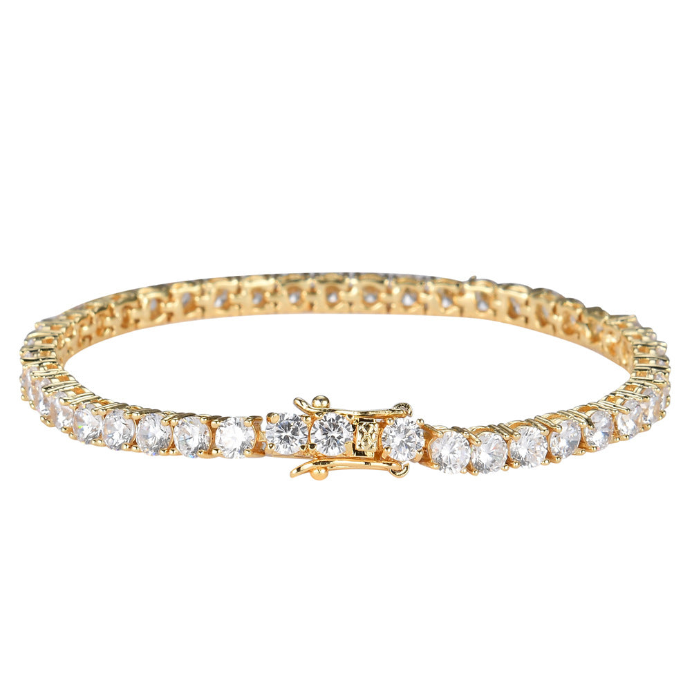 Tennis Chain Zircon Hip Hop Bracelet