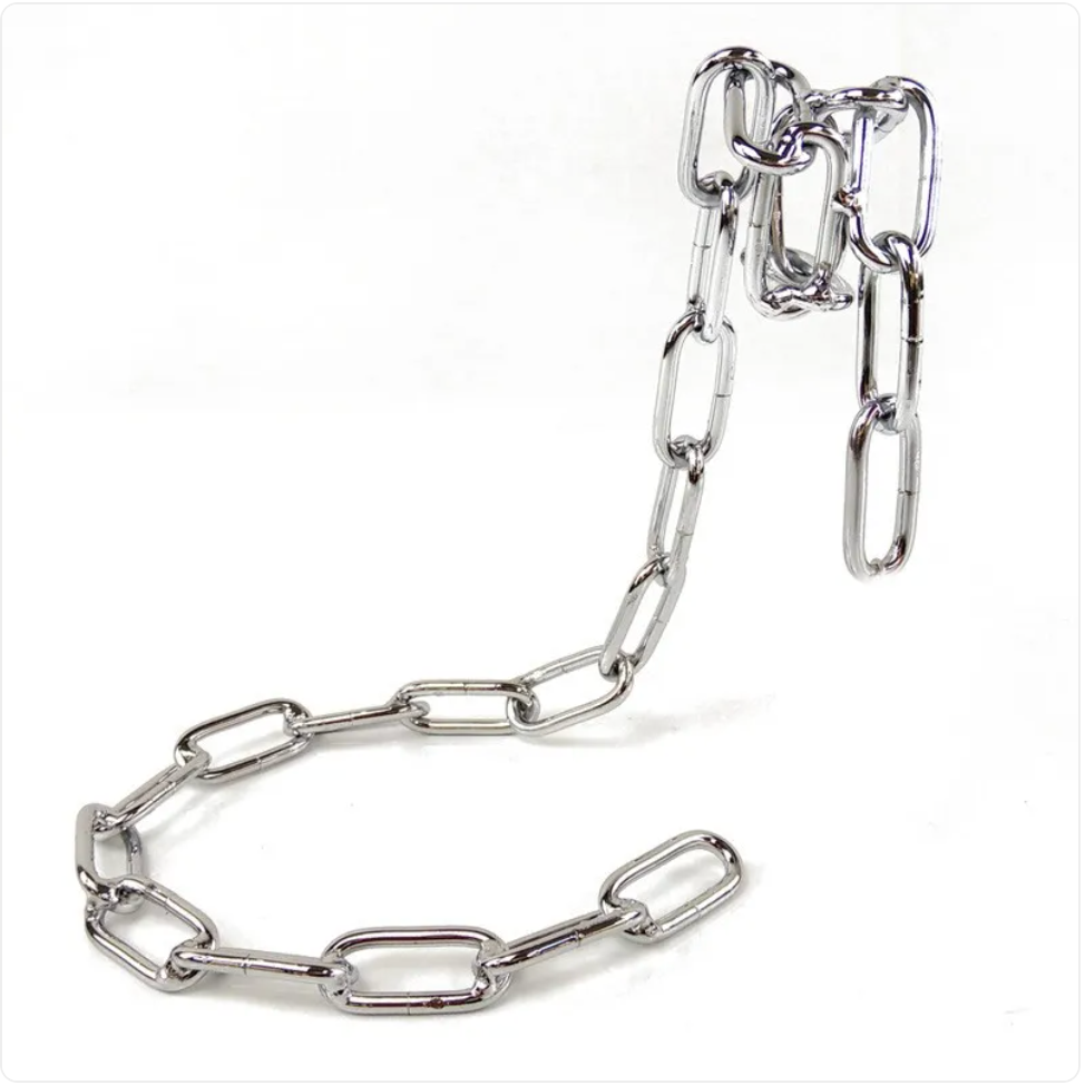 Suspension Chain Wine Rack – Metal Bottle Holder