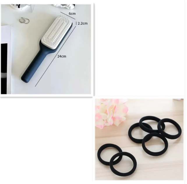 4-in-1 Self-Cleaning Hair Brush – Anti-Static Scalp Massager