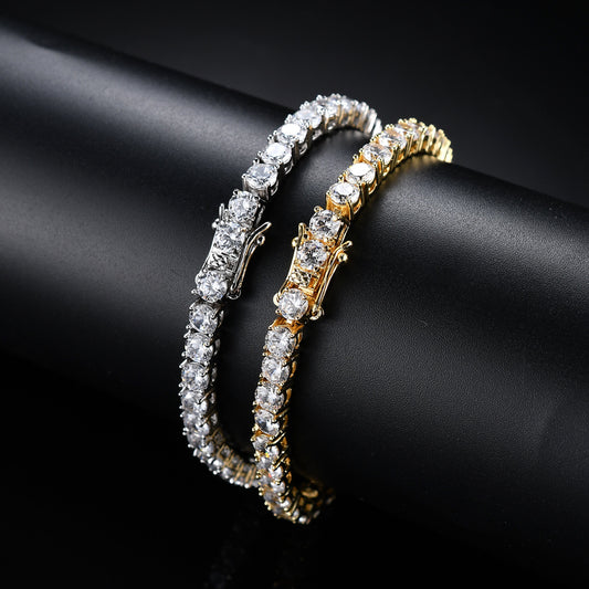 Tennis Chain Zircon Hip Hop Bracelet
