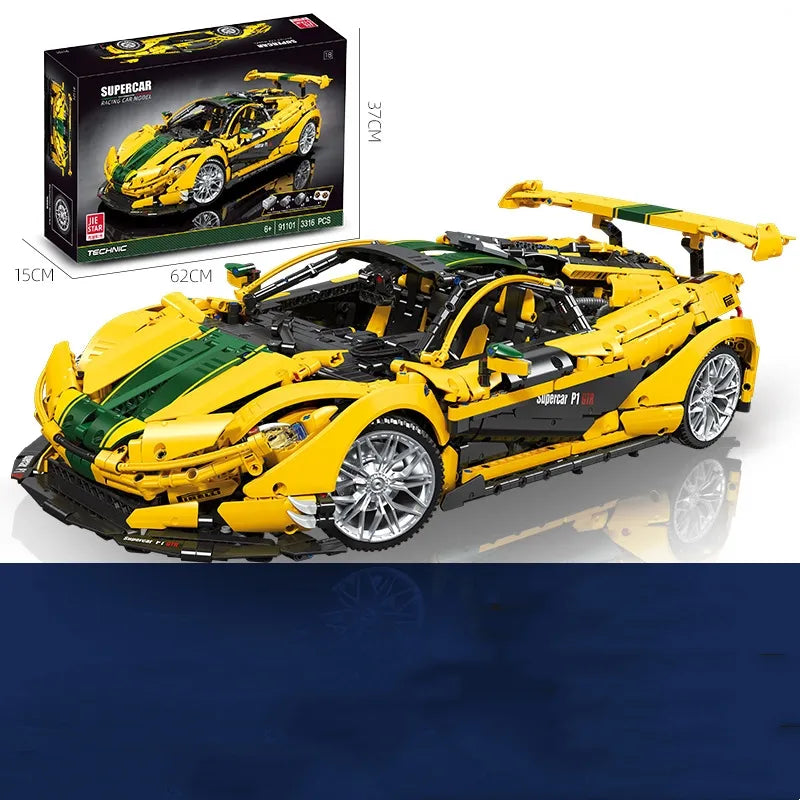 MCLUNE Super Run Building Blocks Sports Car – 3316-Piece Set