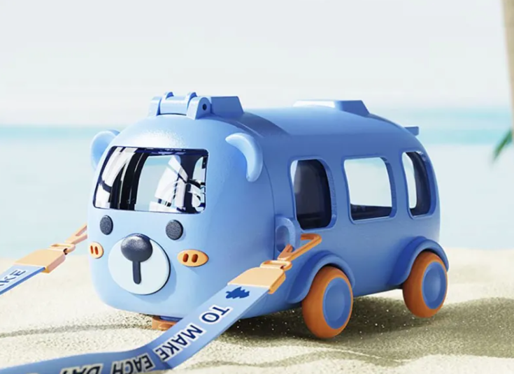 Baby Bus Cup – Spill-Proof Toddler Drinking Cup